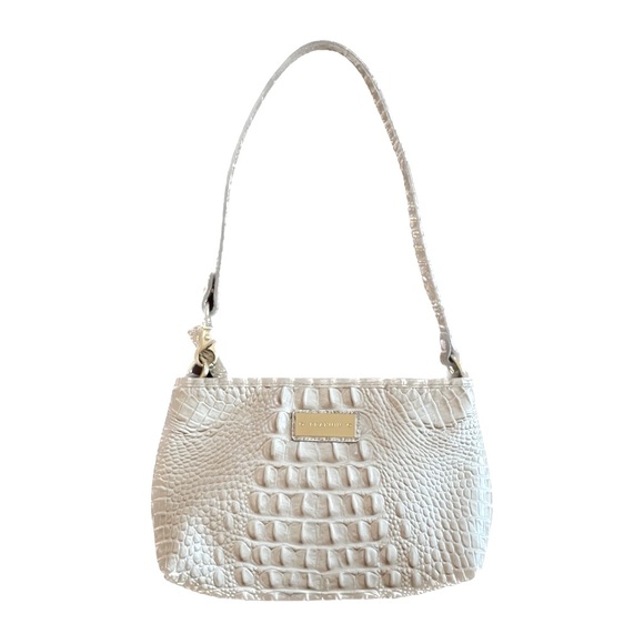Brahmin Handbags - BRAHMIN Leather Shoulder Bag in Ivory